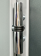 Cache paumelles couleur inox